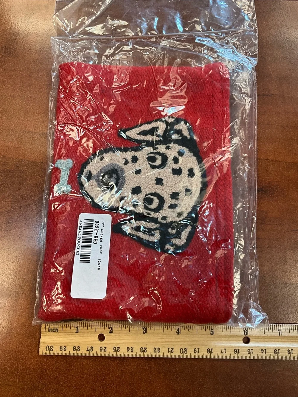 Red Dalmatian Appliqué Cosmetic Pouch - Animal Pouches from Jenny Krauss.